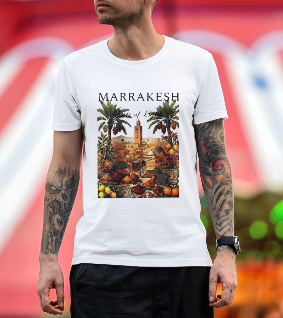 Marrakesh Oasis Of Light Noise Spices And Good Vibes T-Shirt