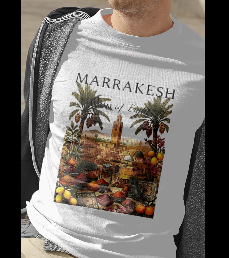 Marrakesh Oasis Of Light Noise Spices And Good Vibes T-Shirt