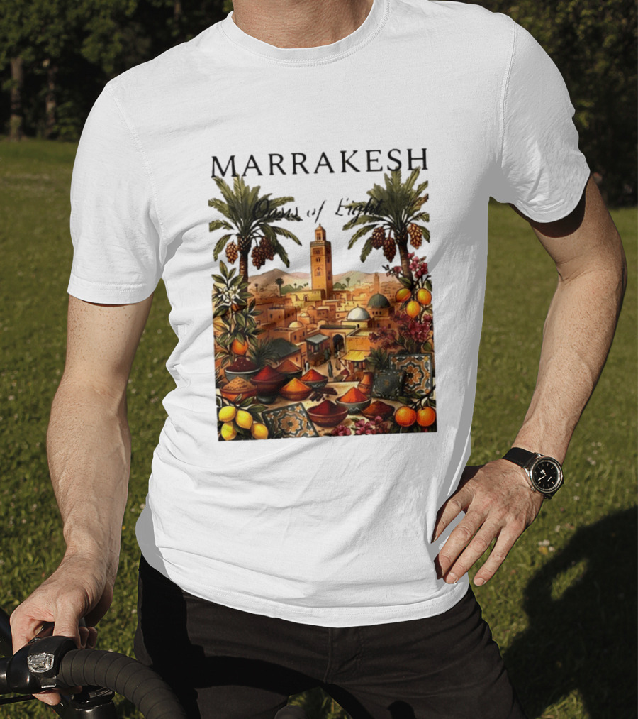 Marrakesh Oasis Of Light Noise Spices And Good Vibes T-Shirt