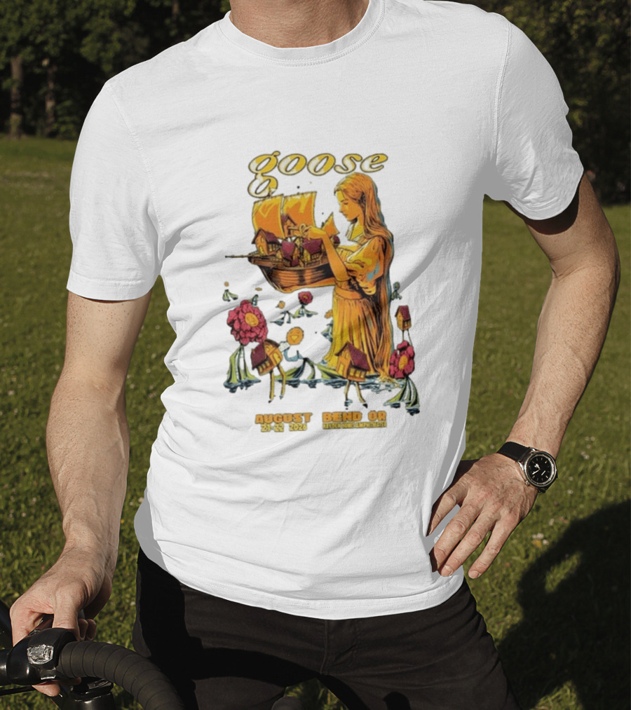 Goose Bend OR August 21 22 2026 Tour Goose Interdimensional Pizza Event T-Shirt