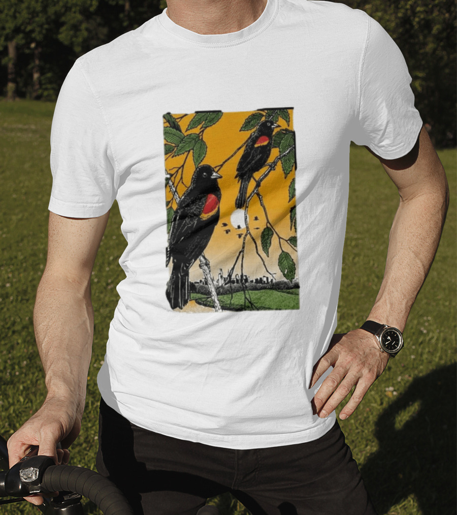 Gregory Alan Isakov Philadelphia August 21 2026 Red Winged Blackbirds City Skyline T-Shirt