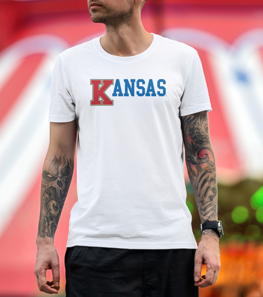 Kansas Jayhawks NCAA College Basketball KANSAS T-Shirt