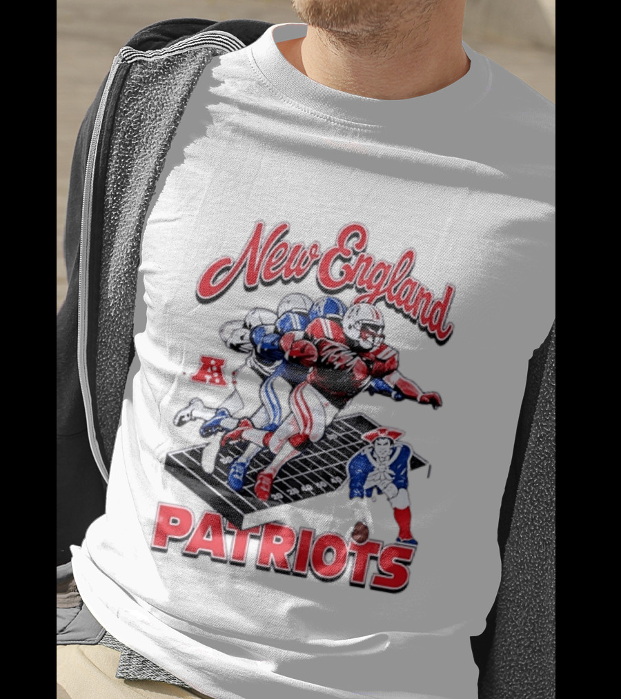 New England Patriots Football Player Action AFC T-Shirt