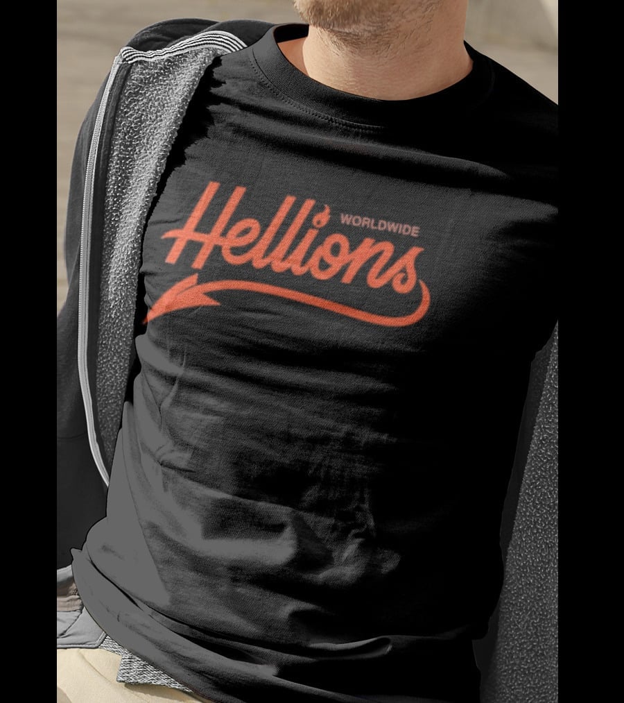 Hellions Worldwide Arrow Script T-Shirt
