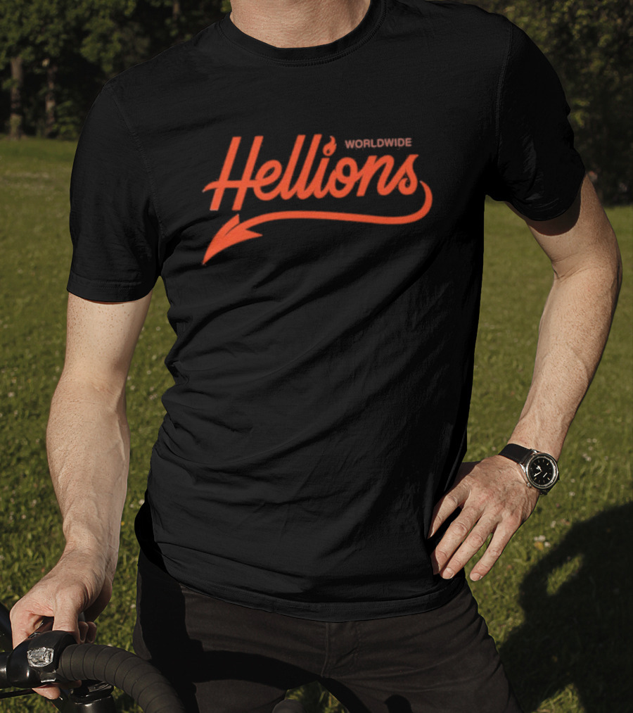 Hellions Worldwide Arrow Script T-Shirt
