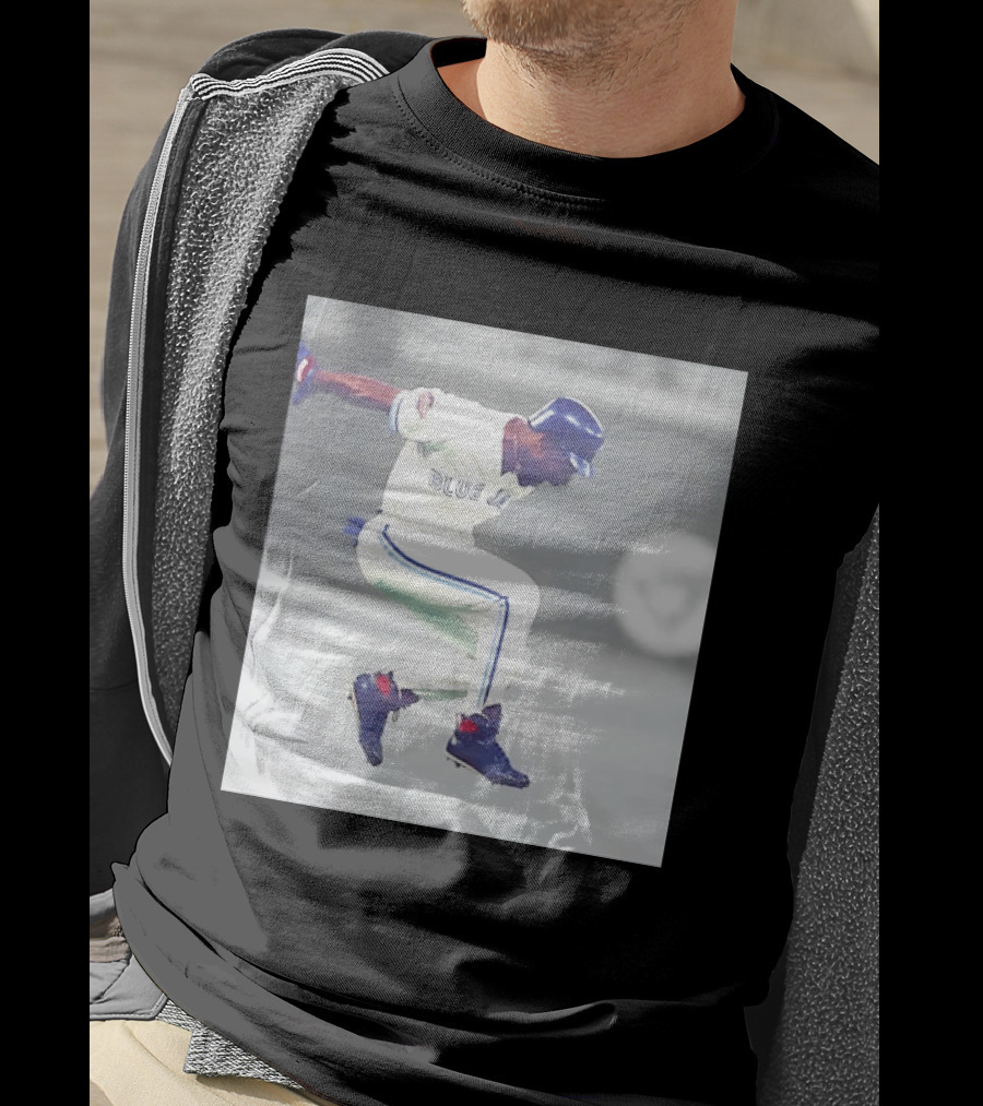 Joe Carter Toronto Blue Jays Baseball Jump Celebration T-Shirt