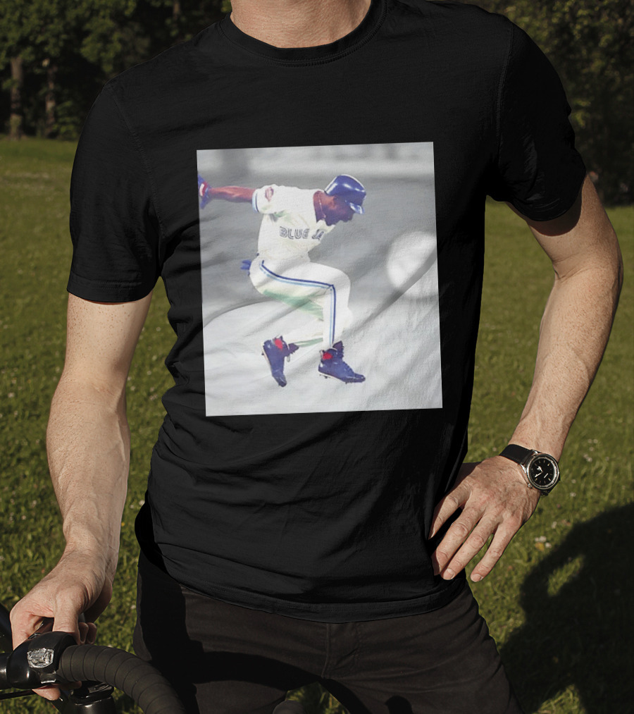 Joe Carter Toronto Blue Jays Baseball Jump Celebration T-Shirt