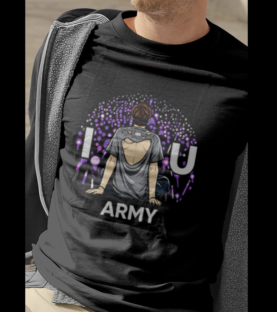 Joonie I Love You ARMY Concert Lights Fan T-Shirt