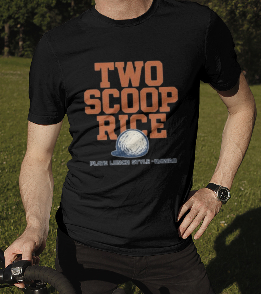 Kahana Store Two Scoop Rice Plate Lunch Style Hawaii T-Shirt