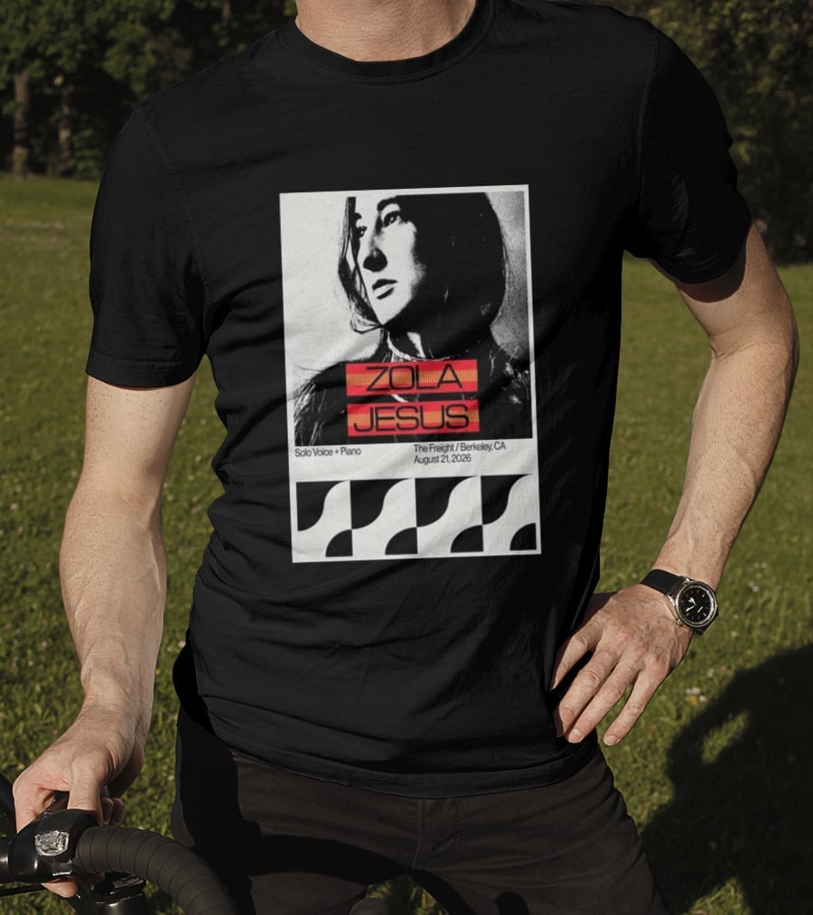 Zola Jesus Solo Voice Piano The Freight Berkeley CA August 21 2026 T-Shirt