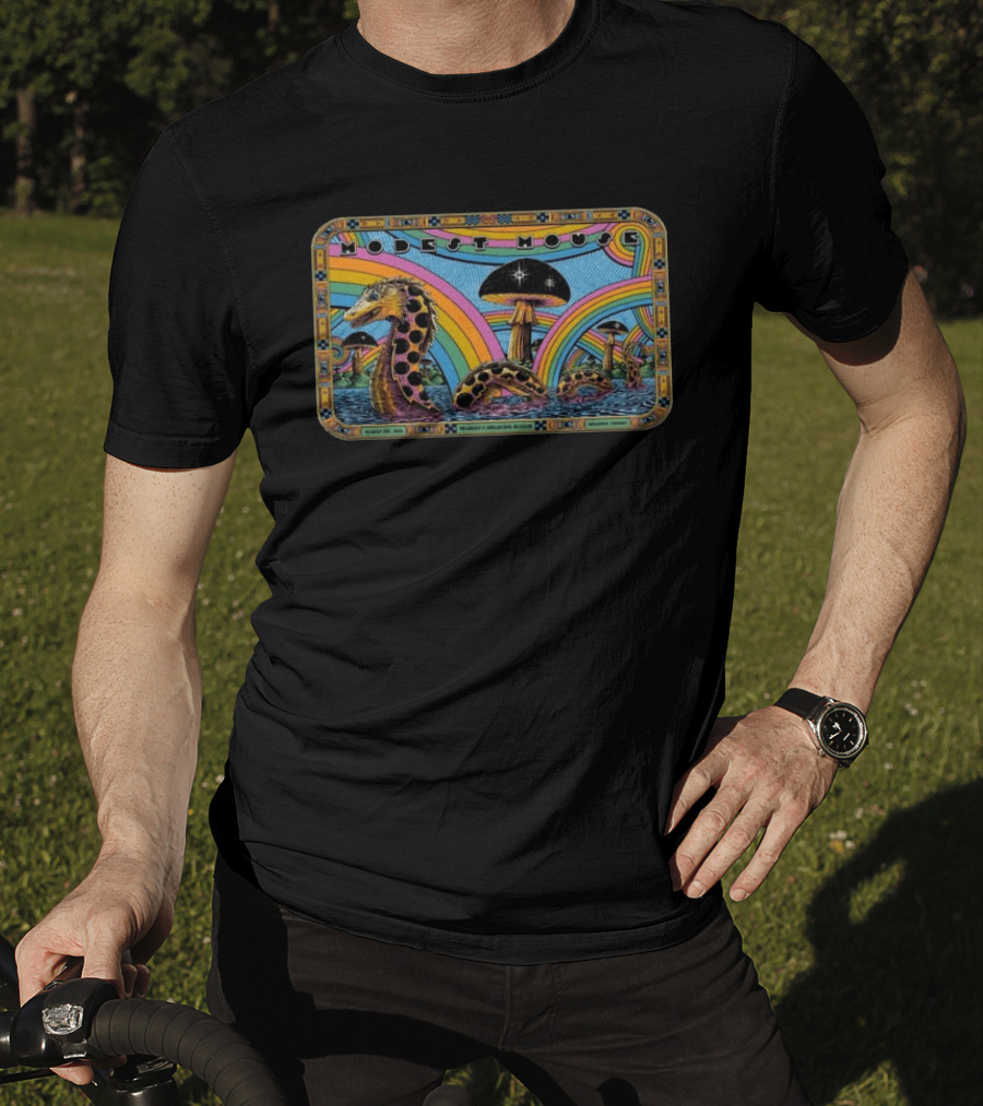 Modest Mouse Rainbow Serpents August 29 2026 Shelburne Vermont T-Shirt