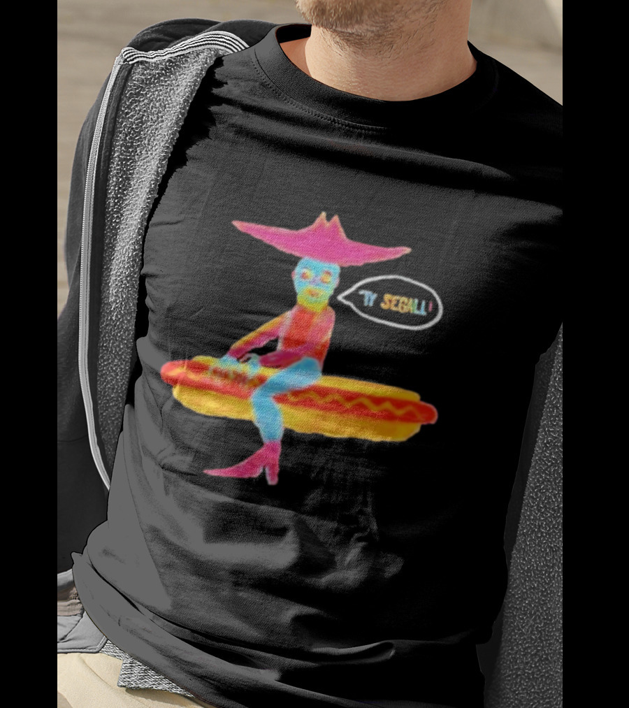 Ty Segall Hotdog Cowboy Surreal Western T-Shirt