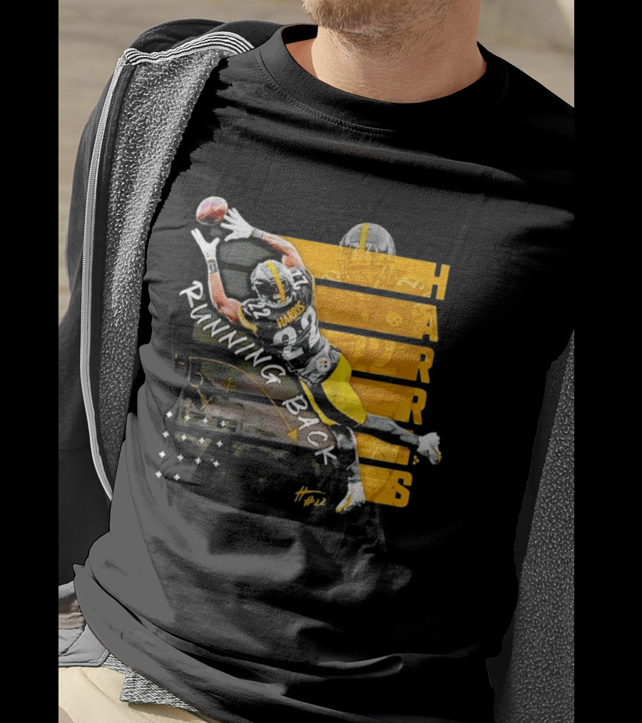 Najee Harris 22 Pittsburgh Running Back Steelers Football T-Shirt