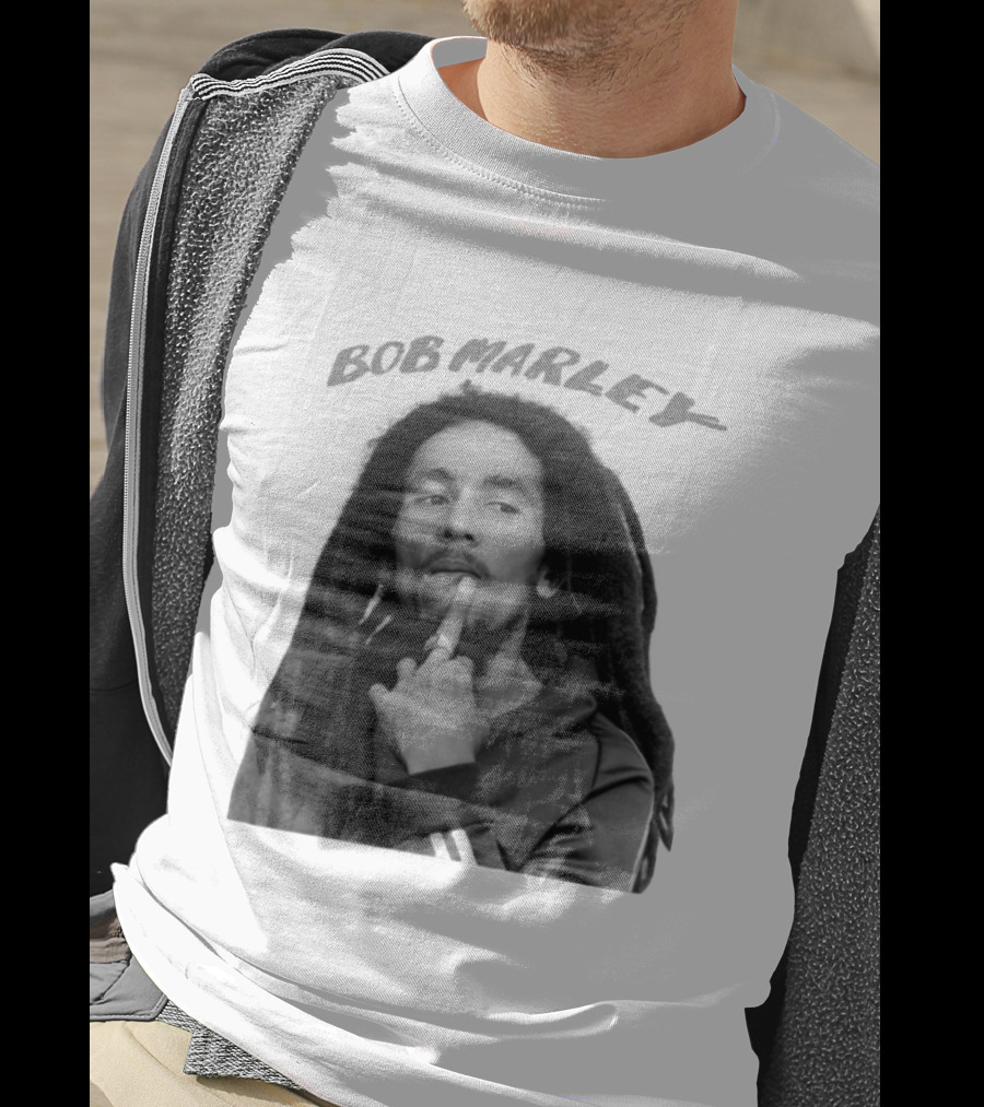 Bob Marley Iconic Pose Jumbo T-Shirt