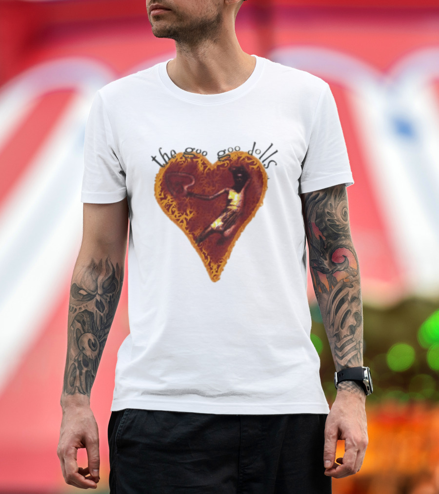 The Goo Goo Dolls Dizzy Up The Girl Heart Basketball Player T-Shirt