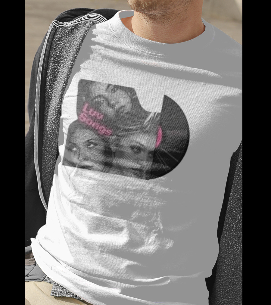 Triple Charm Vinyl Record Luv Songs T-Shirt