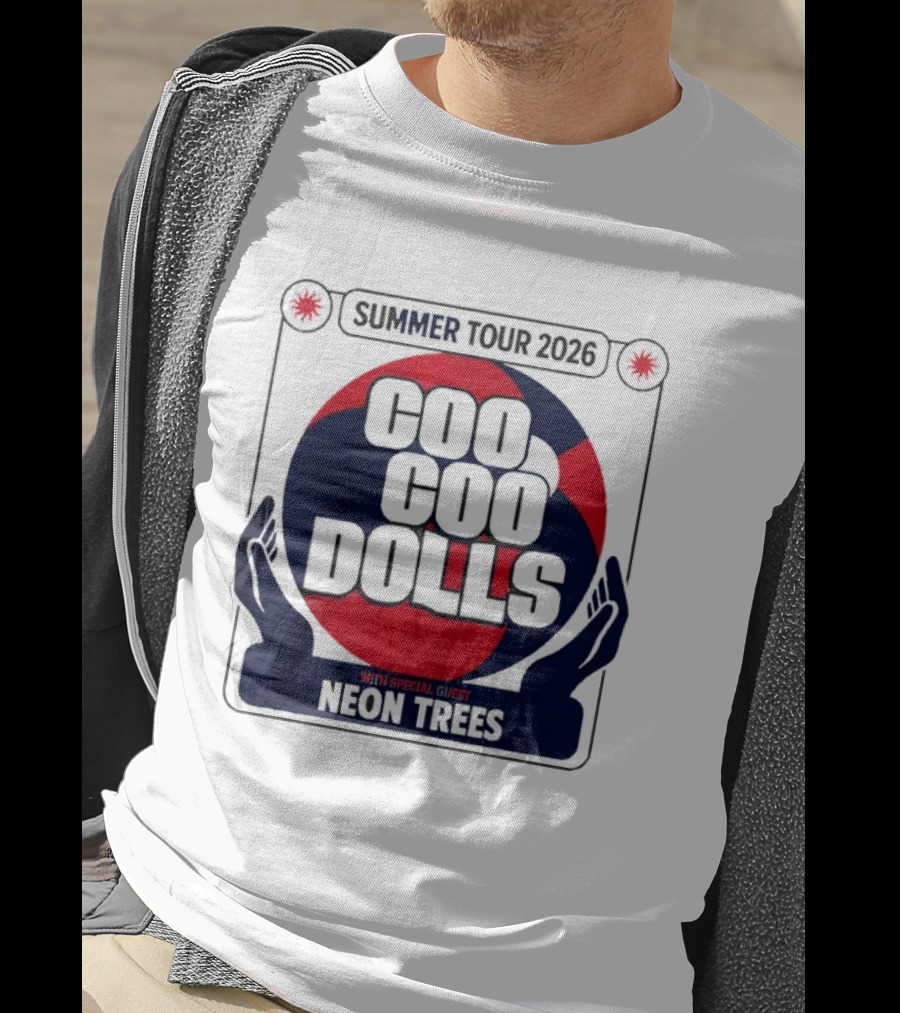 Coo Coo Dolls Summer Tour 2026 Featuring Neon Trees Concert Event T-Shirt