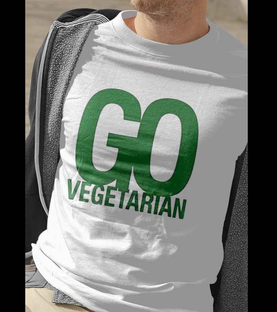 Justice Hamburgers Are Made Of What Go Vegetarian Cow T-Shirt