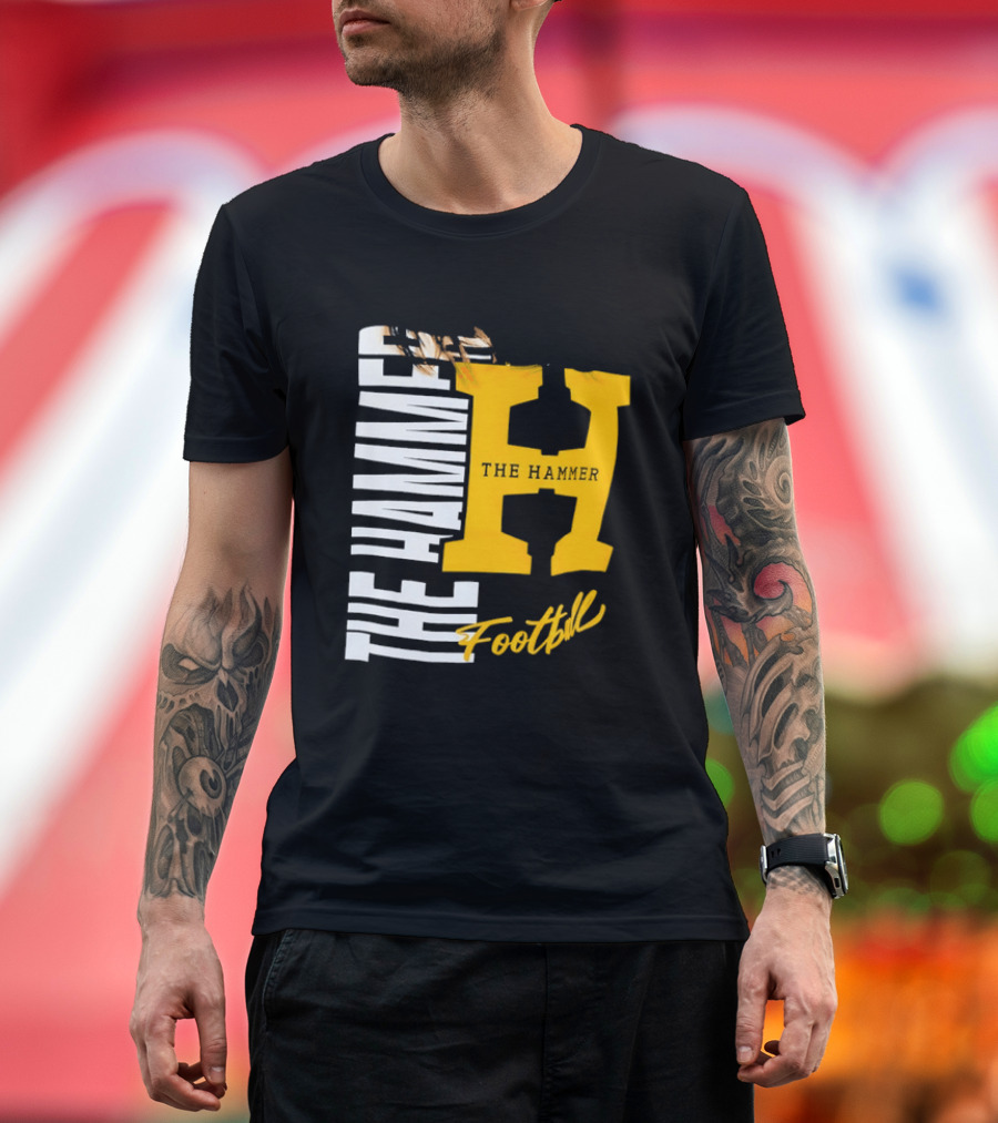 The Hammer H Athletic Football Team T-Shirt