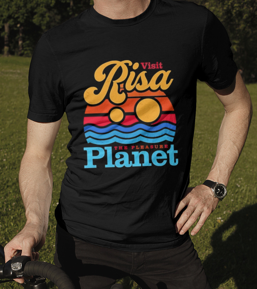 Visit Risa The Pleasure Planet Sci Fi Space Travel Adventure T-Shirt