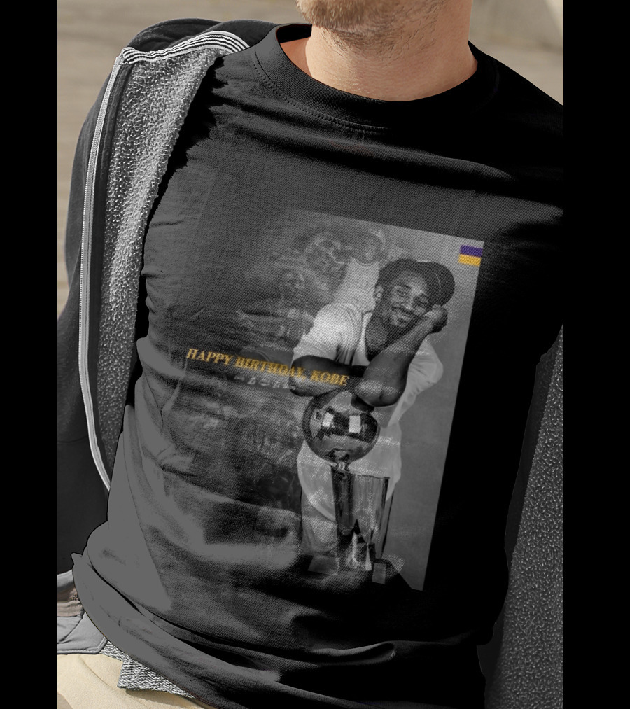 Legend Laker Happy Birthday Kobe Iconic Moments And Achievements T-Shirt