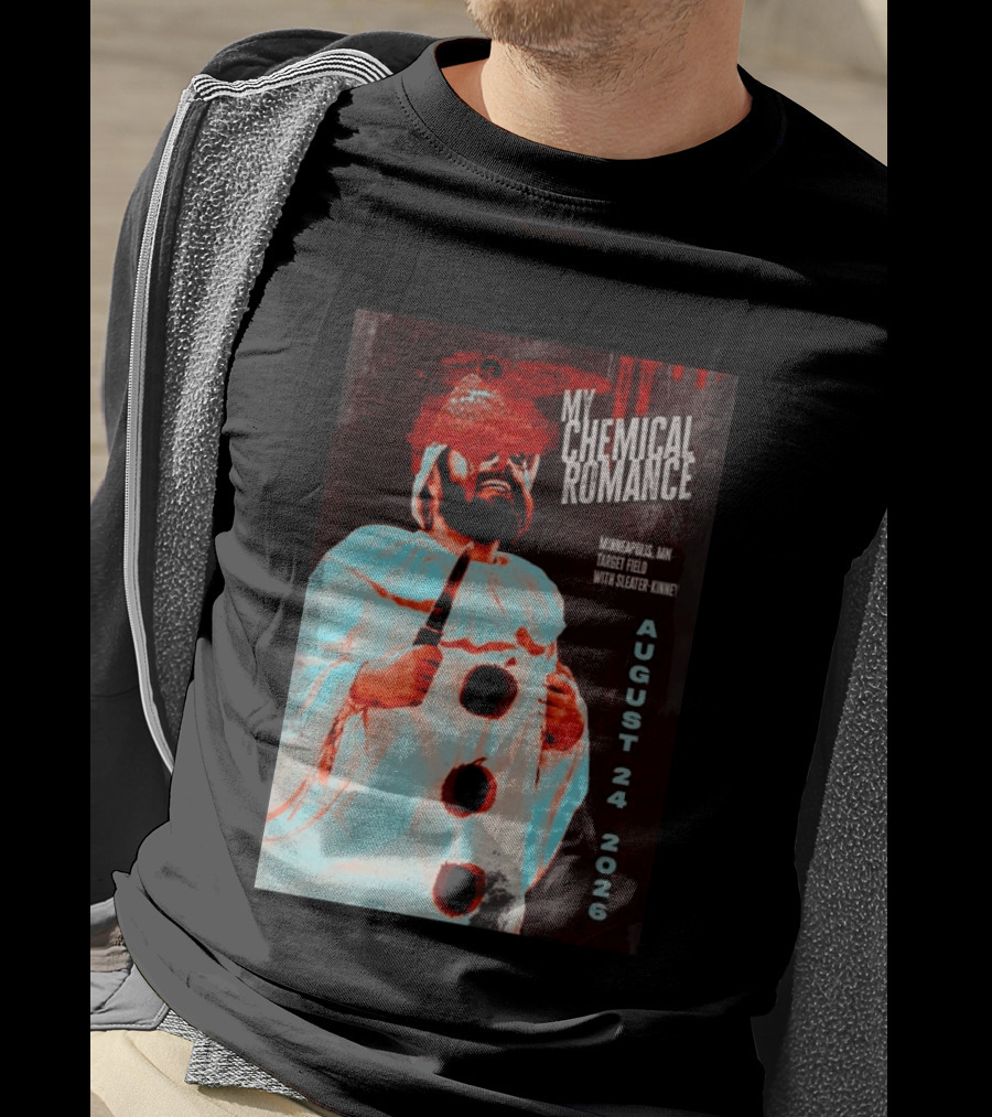 My Chemical Romance Minneapolis MN Target Field August 24 2026 With Sleater Kinney T-Shirt