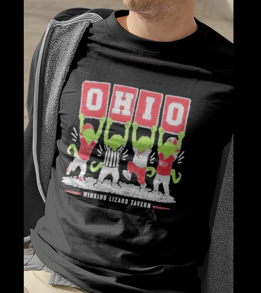 Ohio Winking Lizard Tavern Football Celebration T-Shirt