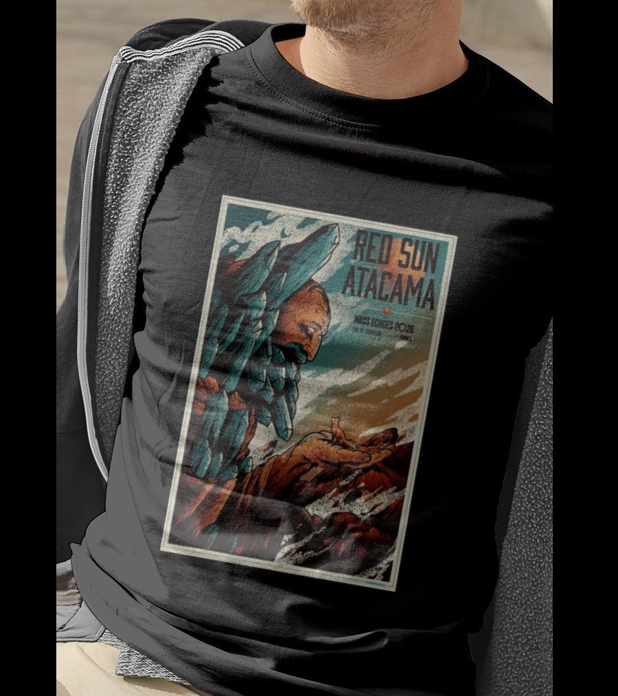 Red Sun Atacama Mass Echoes 2026 Col De Castillon Event T-Shirt