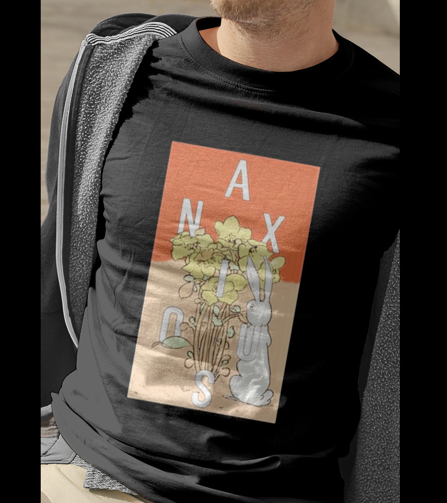 Anxious Tour 2026 Bouquet And Rabbit Summer Fall T-Shirt