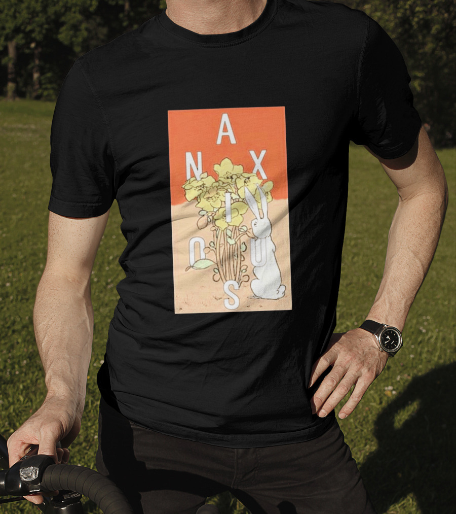 Anxious Tour 2026 Bouquet And Rabbit Summer Fall T-Shirt