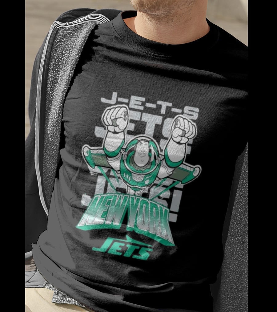 Buzz Lightyear New York J E S Football Team Fan T-Shirt