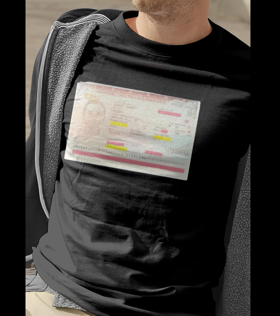 United States Of America Visa Darshan Basaling Magdum Mumbai Passport T-Shirt