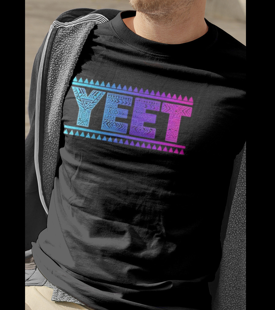 YEET Tribal Slang Gradient T-Shirt