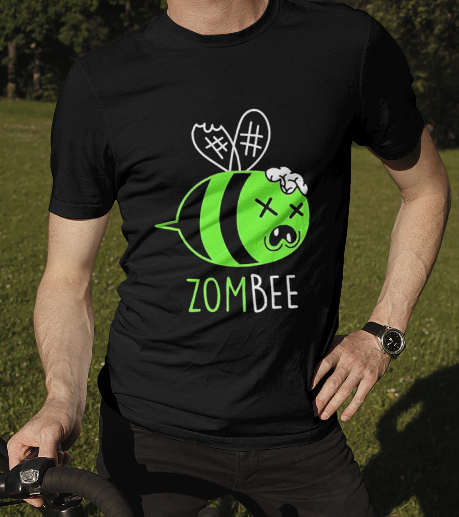 Zombee Brainy Undead Insect Horror Bee T-Shirt
