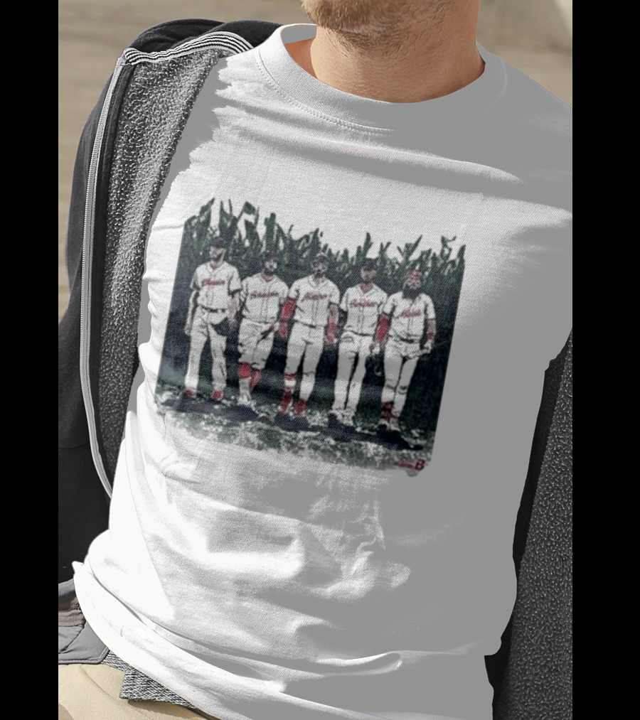 Boston Baseball Is This Heaven Field Of Dreams Players Cornfield T-Shirt