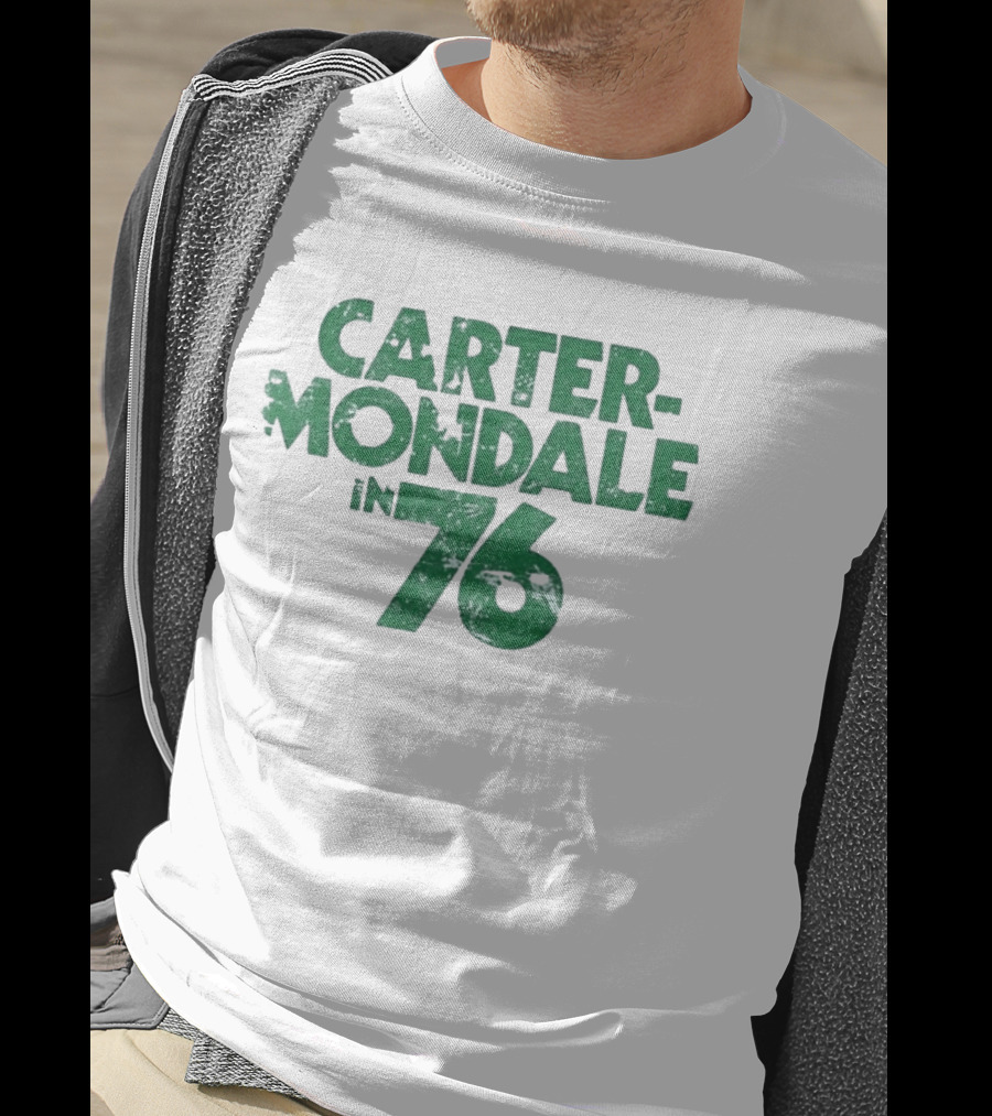 Carter Mondale In 76 Distressed Campaign T-Shirt
