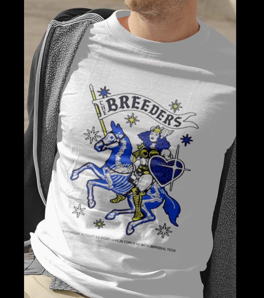 Saturday August 22 2026 The Breeders Live In Concert With Special Guest Imperial Teen T-Shirt