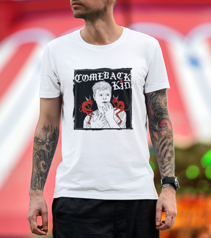 Comeback Kid Grey The Wrong Side Store Unique Artistic T-Shirt