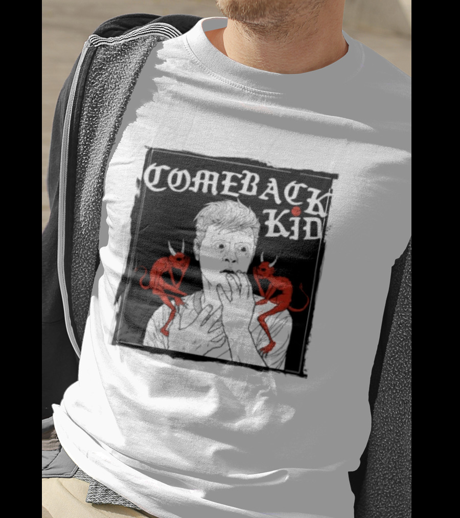 Comeback Kid Grey The Wrong Side Store Unique Artistic T-Shirt