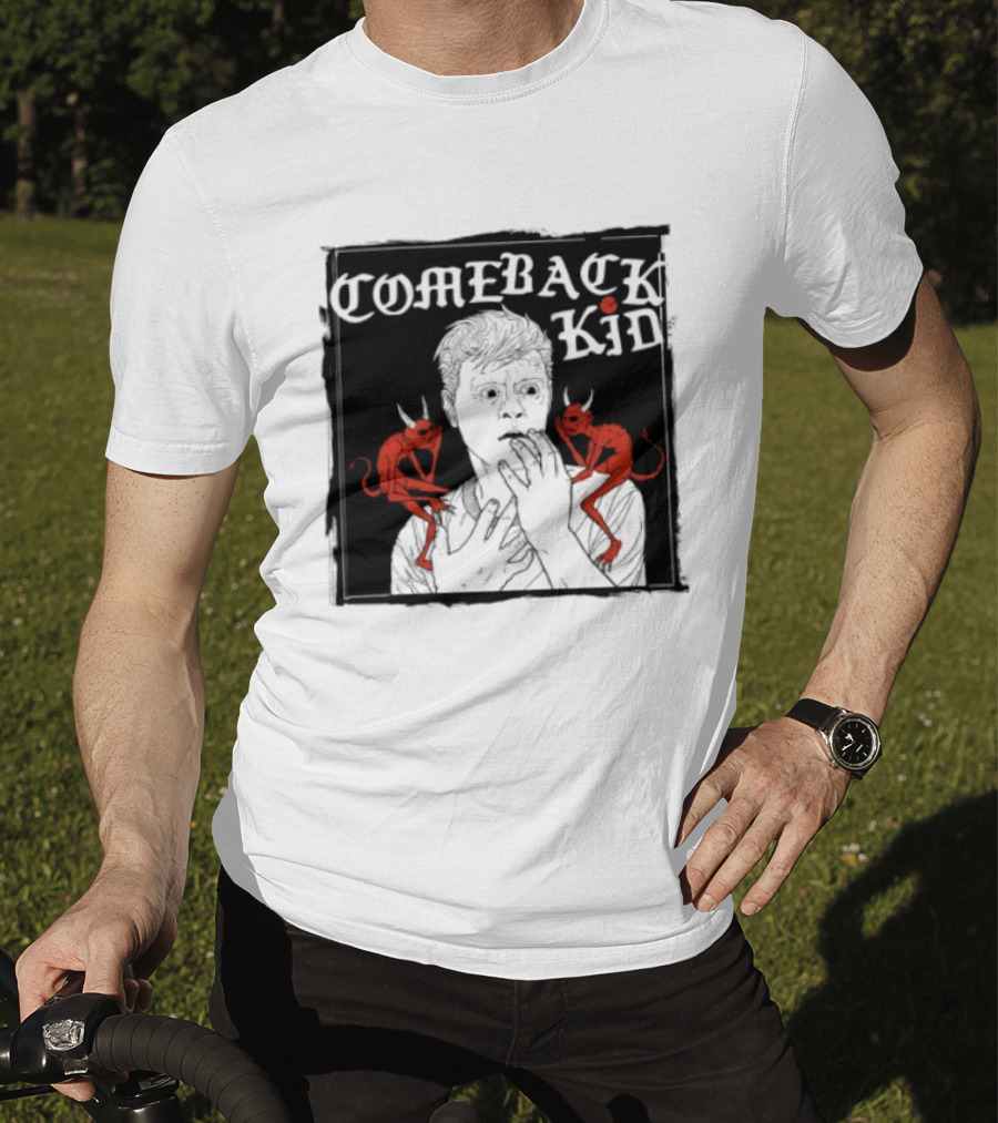 Comeback Kid Grey The Wrong Side Store Unique Artistic T-Shirt
