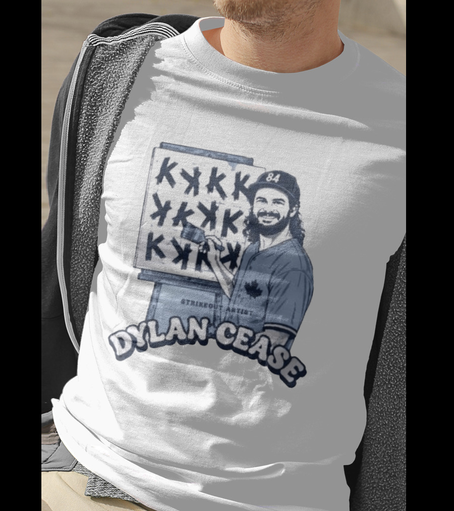 Dylan Cease Strikeout Artist Happy Little K's Baseball Painting T-Shirt