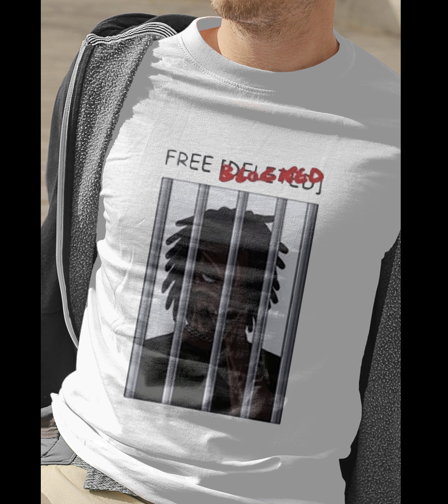 Free Blocked The Commissary Villain Dept Character Behind Bars T-Shirt