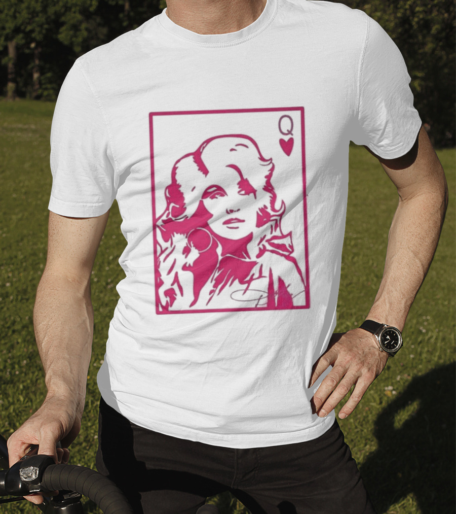 Dolly Parton Queen Of Hearts Playing Card Country Music T-Shirt