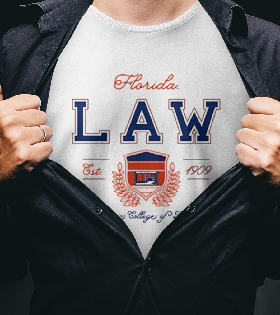 Florida Levin College Of Law Est 1909 Gators T-Shirt
