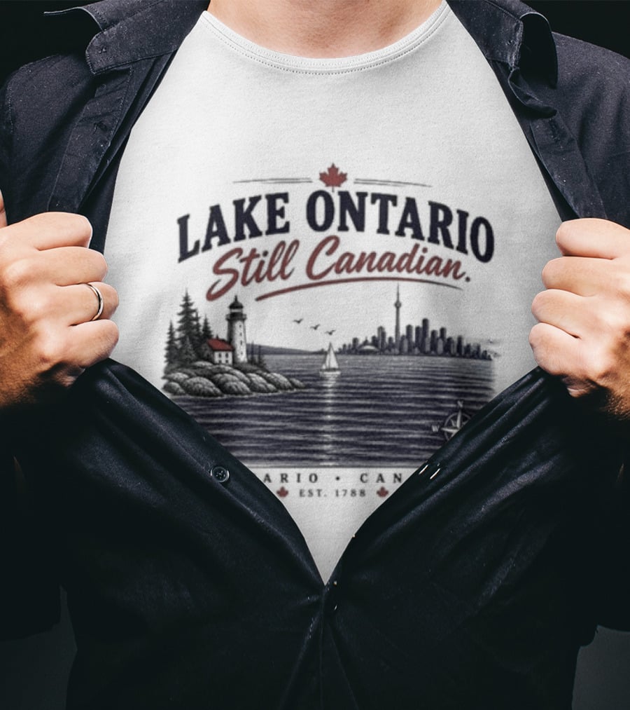 Lake Ontario Still Canadian Classic Canada Since 1812 T-Shirt
