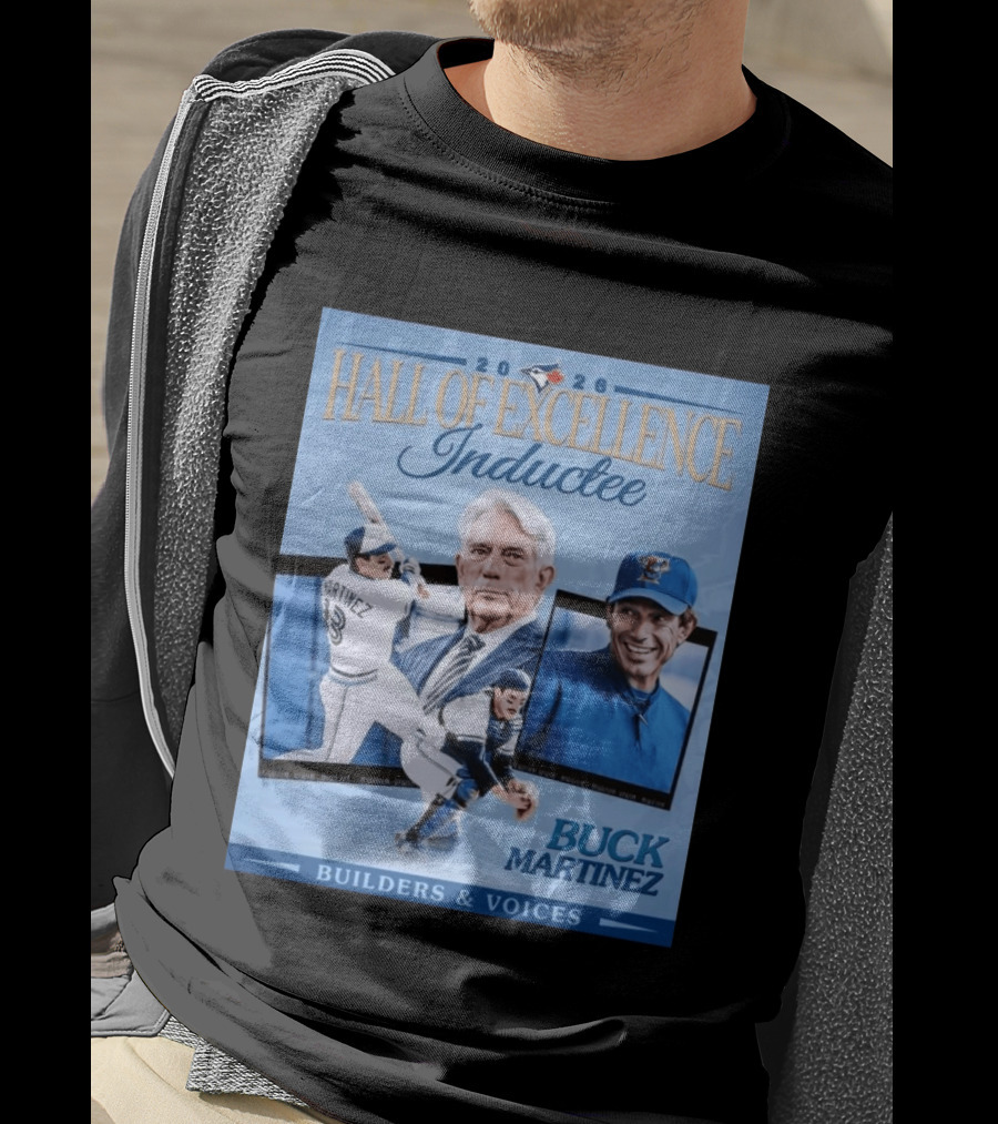 2026 Hall Of Excellence Inductee Buck Martinez Builders & Voices T-Shirt