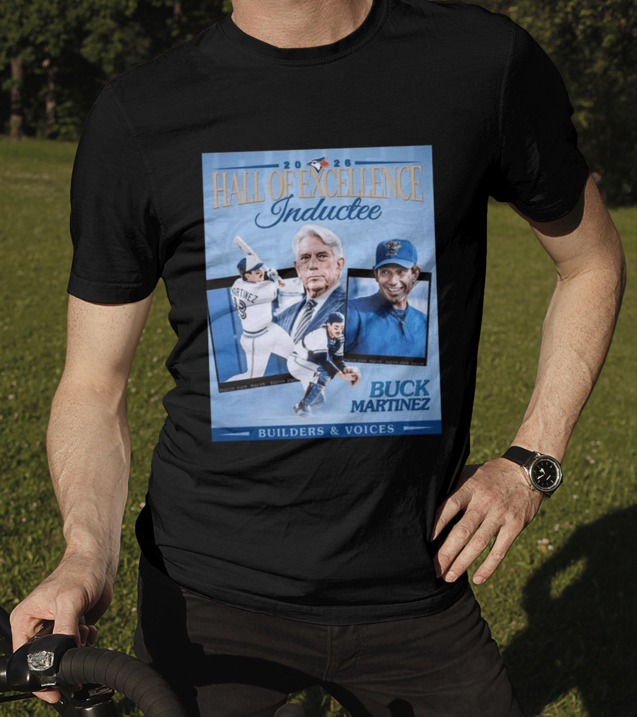 2026 Hall Of Excellence Inductee Buck Martinez Builders & Voices T-Shirt