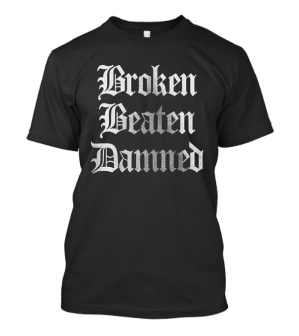 Broken Beaten Damned My Chemical Romance Skeleton T-Shirt