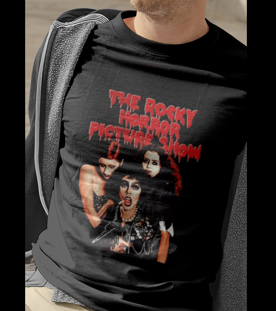 The Rocky Horror Picture Show Dr Frank N Furter Columbia Magenta T-Shirt
