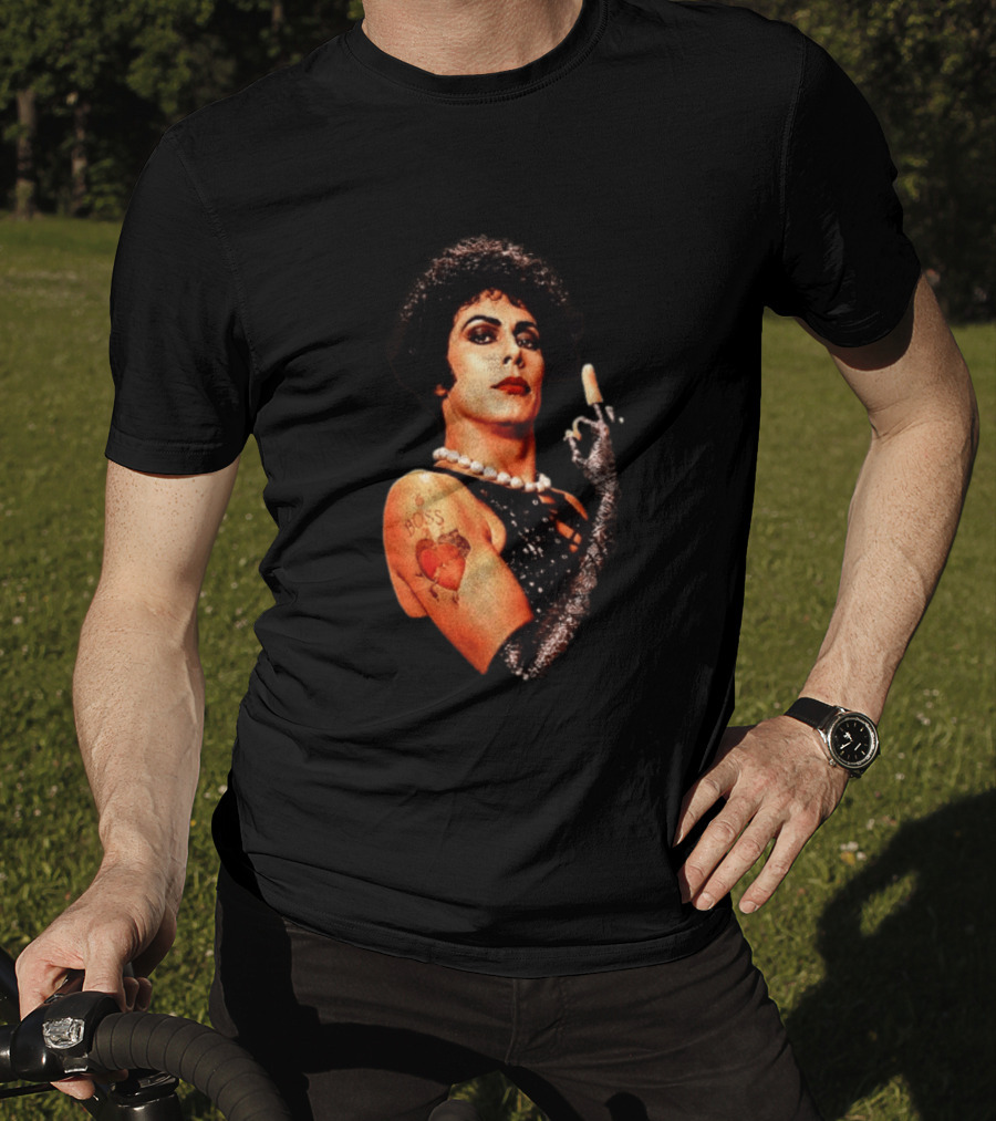 Dr Frank N Furter Rocky Horror Picture Show Boss Heart Tattoo T-Shirt